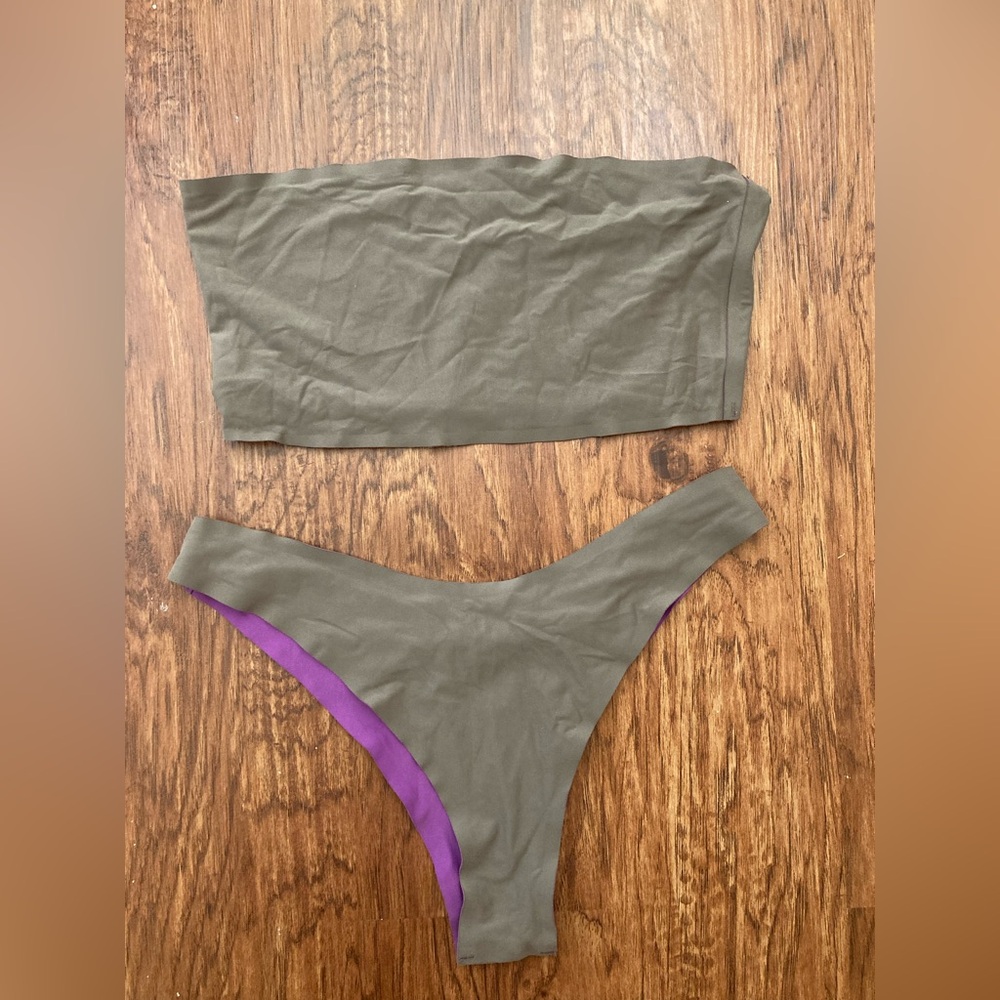 Tropic of C reversible bandeau bikini